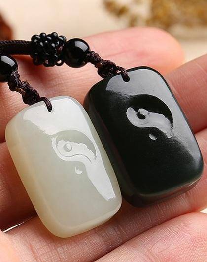 Jade yin deals yang pendant