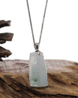 Baikalla Jewelry Jade Pendant Necklace Copy of Copy of Genuine Burmese Ice Blue-green Jadeite Jade Bamboo Pendant Necklace