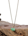 Baikalla Jewelry Jade Pendant Necklace Baikalla " Dolphin " Carving Pendant Necklace Natural Ice Green Jadeite Jade