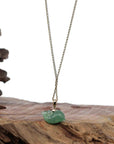 Baikalla Jewelry Jade Pendant Necklace Copy of Baikalla " Dolphin " Carving Pendant Necklace Natural Ice Green Jadeite Jade