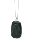 Baikalla Jewelry Gold Jade Pendant Copy of Baikalla™ 14K Yellow Gold Genuine Nephrite Black Jade " Da Hei Tian " Pendant Necklace