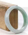 Baikalla Jewelry Jadeite Jade Bangle Bracelet Copy of Baikalla Classic Green Natural Burmese Jadeite Jade Bangle (56.87 mm) 