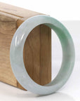 Baikalla Jewelry Jadeite Jade Bangle Bracelet Copy of Baikalla Classic Green Natural Burmese Jadeite Jade Bangle (56.87 mm) 