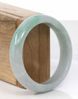 Baikalla Jewelry Jadeite Jade Bangle Bracelet Copy of Baikalla Classic Green Natural Burmese Jadeite Jade Bangle (56.87 mm) 