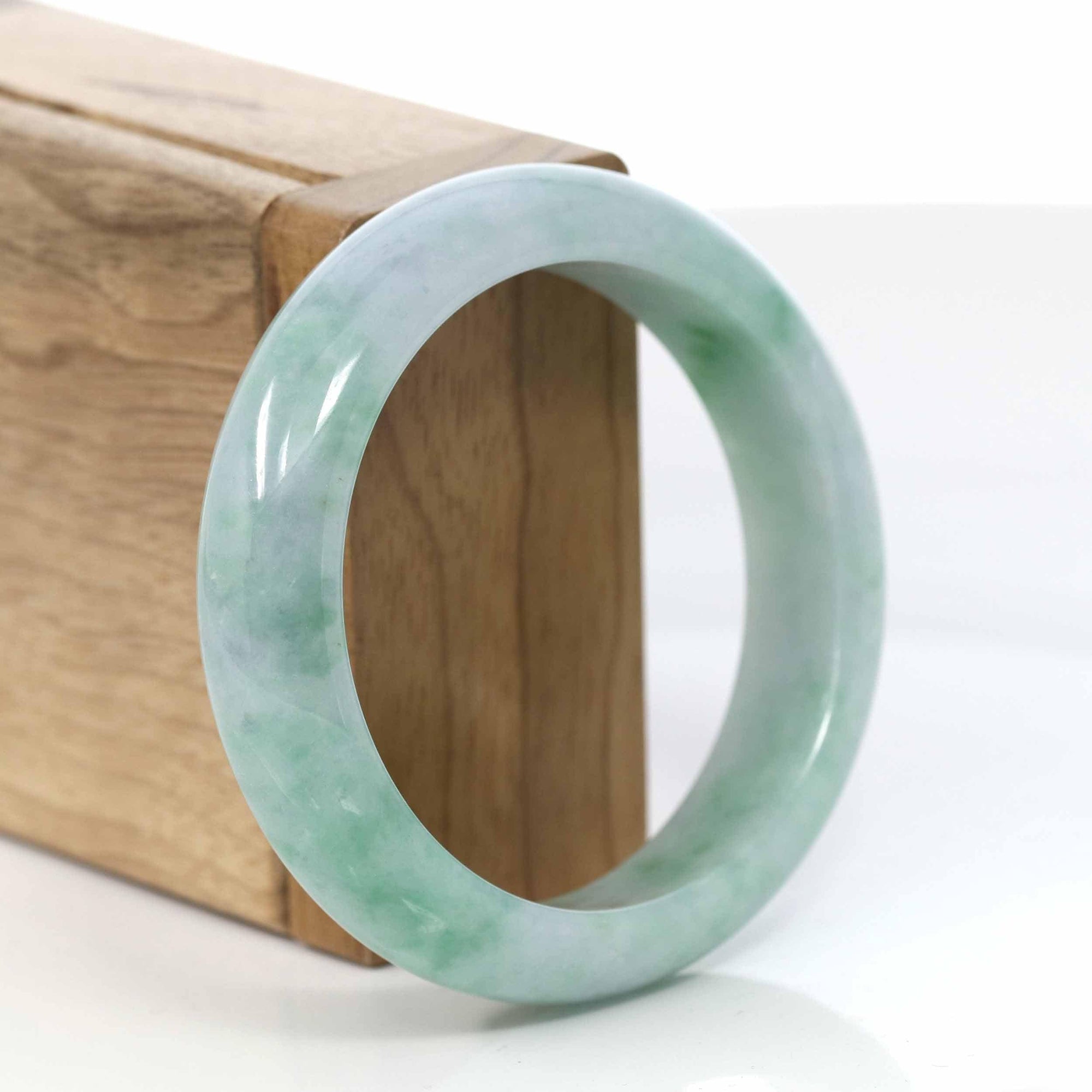 Baikalla Jewelry Jadeite Jade Bangle Bracelet Copy of Baikalla Classic Real Jade Jadeite Bangle Bracelet ( 56.85 mm )