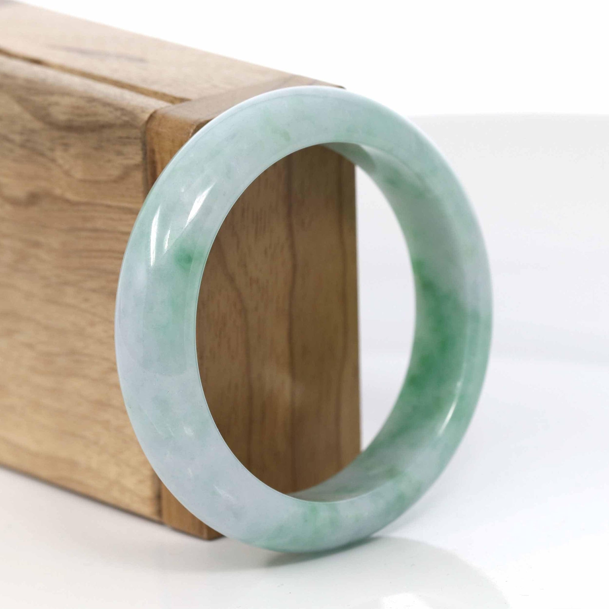 Baikalla Jewelry Jadeite Jade Bangle Bracelet Copy of Baikalla Classic Real Jade Jadeite Bangle Bracelet ( 56.85 mm )