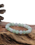 Baikalla Jewelry jade beads bracelet Natural Jadeite Jade Round Green Beads Bracelet ( 7.5 mm )