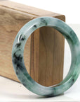 Baikalla Jewelry Jadeite Jade Bangle Bracelet Copy of Copy of Natural Burmese Blue-green Jadeite Jade Bangle Bracelet (56.19mm)