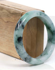 Baikalla Jewelry Jadeite Jade Bangle Bracelet Copy of Copy of Natural Burmese Blue-green Jadeite Jade Bangle Bracelet (56.19mm)