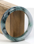 Baikalla Jewelry Jadeite Jade Bangle Bracelet Copy of Copy of Copy of Natural Burmese Blue-green Jadeite Jade Bangle Bracelet (56.19mm)