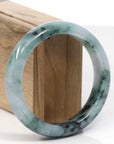 Baikalla Jewelry Jadeite Jade Bangle Bracelet Copy of Copy of Copy of Natural Burmese Blue-green Jadeite Jade Bangle Bracelet (56.19mm)