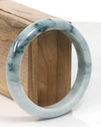 Baikalla Jewelry Jadeite Jade Bangle Bracelet Natural Burmese Blue-green Jadeite Jade Bangle Bracelet (56.19mm)