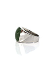 Baikalla Jewelry Jade Ring Copy of Copy of Baikalla™ "Signature Signet" Sterling Silver Real Green Nephrite Jade Classic Men's Ring