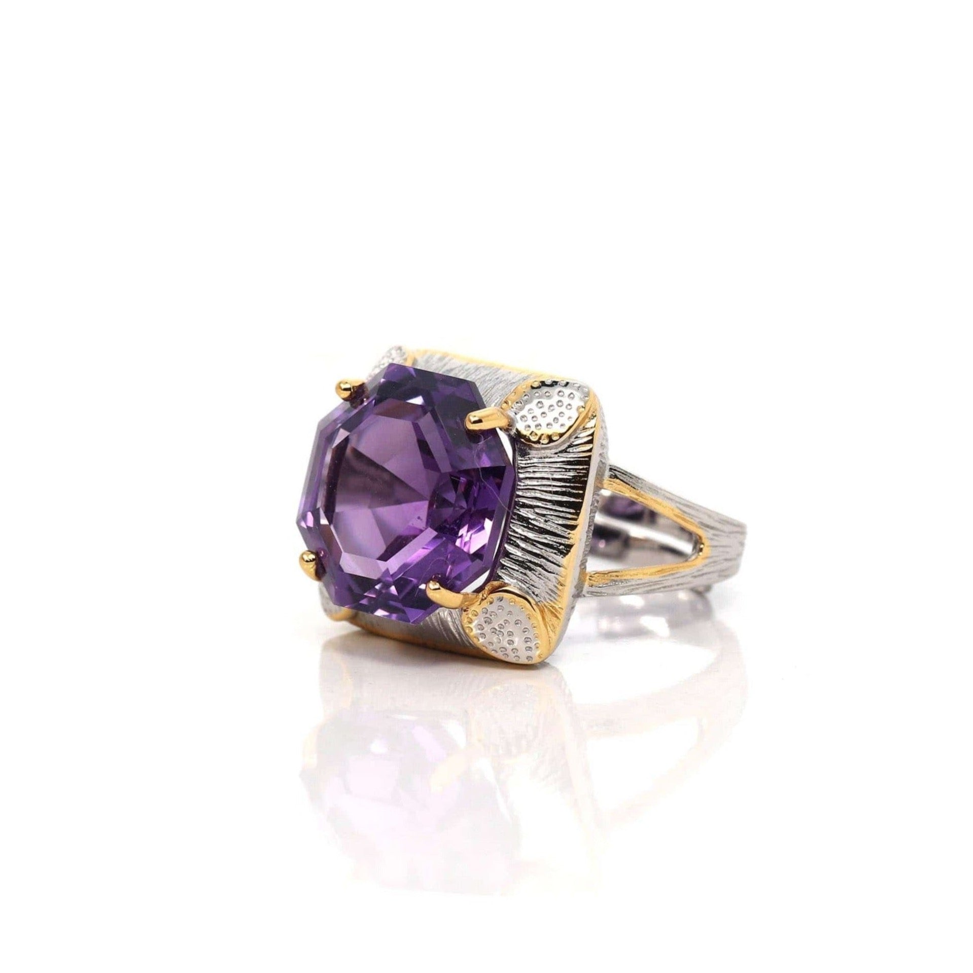 Baikalla Jewelry Gemstone Ring Copy of Baikalla™ Sterling Silver Amethyst Ring