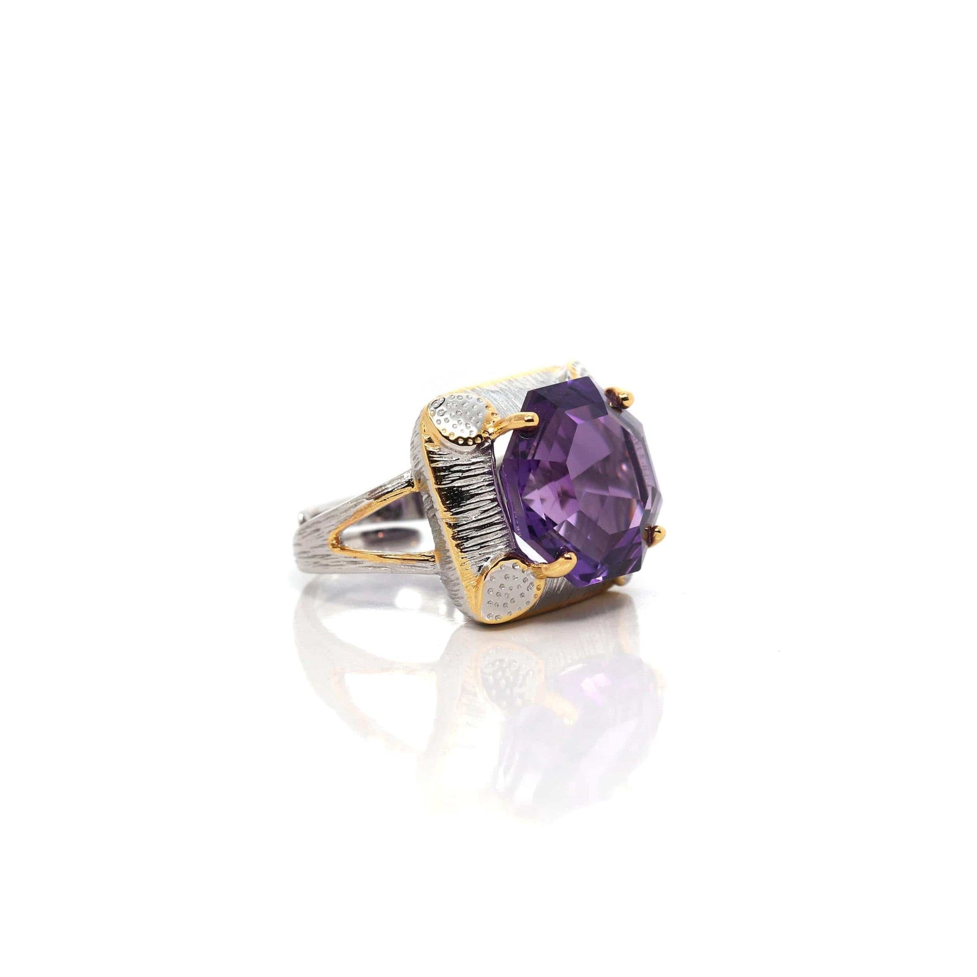 Baikalla Jewelry Gemstone Ring Copy of Baikalla™ Sterling Silver Amethyst Ring