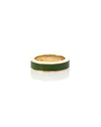 Baikalla Jewelry Gold Jadeite Jade Ring Copy of Baikalla "Classic Oval Signet" 14k Genuine Forest Green Old mine Jadeite Jade Men's Ring