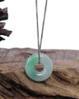 Baikalla Jewelry Jade Pendant Necklace Copy of Copy of Baikalla "Good Luck Button" Necklace Green Jadeite Jade Pendant For Men