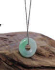 Baikalla Jewelry Jade Pendant Necklace Copy of Copy of Baikalla "Good Luck Button" Necklace Green Jadeite Jade Pendant For Men