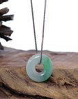 Baikalla Jewelry Jade Pendant Necklace Copy of Copy of Baikalla "Good Luck Button" Necklace Green Jadeite Jade Pendant For Men