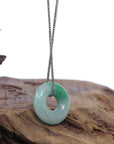 Baikalla Jewelry Jade Pendant Necklace Copy of Copy of Copy of Copy of Baikalla "Good Luck Button" Necklace Green Jadeite Jade Pendant For Men