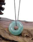 Baikalla Jewelry Jade Pendant Necklace Copy of Copy of Copy of Baikalla "Good Luck Button" Necklace Green Jadeite Jade Pendant For Men