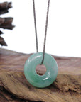 Baikalla Jewelry Jade Pendant Necklace Copy of Copy of Copy of Baikalla "Good Luck Button" Necklace Green Jadeite Jade Pendant For Men