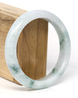 Baikalla Jewelry Jadeite Jade Bangle Bracelet Baikalla Natural Burmese Blue Green Jadeite Jade Bangle Bracelet (61.60mm) 