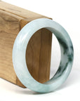 Baikalla Jewelry Jadeite Jade Bangle Bracelet Baikalla Natural Burmese Blue-Green Jadeite Jade Bangle Bracelet (54.46mm) 