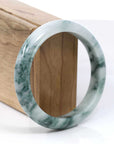 Baikalla Jewelry Jadeite Jade Bangle Bracelet Copy of Natural Burmese Blue-green Jadeite Jade Bangle Bracelet (62.17mm)