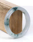 Baikalla Jewelry Jadeite Jade Bangle Bracelet Copy of Copy of Burmese High-end Ice Blue-green Jade Jadeite Bangle Bracelet (58.83mm) ( Collectibles )T086