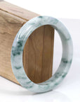 Baikalla Jewelry Jadeite Jade Bangle Bracelet Copy of Copy of Natural Burmese Blue-green Jadeite Jade Bangle Bracelet (62.17mm)