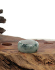 Baikalla Jewelry Jadeite Jade Bangle Bracelet Burmese Blue-green Jadeite Jade Men's Band Ring