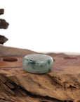 Baikalla Jewelry Jadeite Jade Bangle Bracelet Burmese Blue-green Jadeite Jade Men's Band Ring