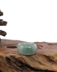 Baikalla Jewelry Jadeite Jade Bangle Bracelet 10 Burmese Green Jadeite Jade Men's Band Ring