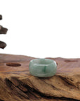 Baikalla Jewelry Jadeite Jade Bangle Bracelet 10 Burmese Blue-green Jadeite Jade Men's Band Ring