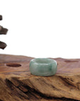 Baikalla Jewelry Jadeite Jade Bangle Bracelet Burmese Blue-green Jadeite Jade Men's Band Ring