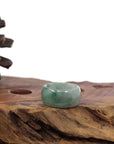 Baikalla Jewelry Jadeite Jade Bangle Bracelet Burmese Green Jadeite Jade Men's Band Ring