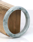 Baikalla Jewelry Jadeite Jade Bangle Bracelet Baikalla Natural Burmese Blue-green Jadeite Jade Bangle Bracelet (62.12mm)