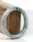 Baikalla Jewelry Jadeite Jade Bangle Bracelet Baikalla Natural Burmese Blue-green Jadeite Jade Bangle Bracelet (62.12mm)