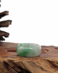 Baikalla Jewelry Jadeite Jade Bangle Bracelet Baikalla Genuine Burmese Blue-green Jadeite Jade Men's Band Ring