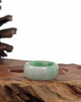 Baikalla Jewelry Jadeite Jade Bangle Bracelet Baikalla Genuine Burmese Blue-green Jadeite Jade Men's Band Ring