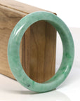 Baikalla Jewelry Jadeite Jade Bangle Bracelet Baikalla "Half Round" Lavender Jadeite Jade Bangle Bracelet (58.70 mm) 