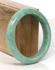 Baikalla Jewelry Jadeite Jade Bangle Bracelet Baikalla "Half Round" Lavender Jadeite Jade Bangle Bracelet (58.70 mm) 