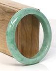 Baikalla Jewelry Jadeite Jade Bangle Bracelet Baikalla "Half Round" Lavender Jadeite Jade Bangle Bracelet (58.70 mm) 