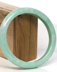 Baikalla Jewelry Jadeite Jade Bangle Bracelet Baikalla "Half Round"Green Jadeite Jade Bangle Bracelet (64.70 mm) 