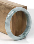 Baikalla Jewelry Jadeite Jade Bangle Bracelet Baikalla Natural Burmese Blue-green Jadeite Jade Bangle Bracelet (59.48mm)