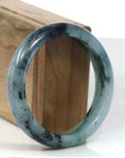 Baikalla Jewelry Jadeite Jade Bangle Bracelet Baikalla Natural Burmese Blue-green Jadeite Jade Bangle Bracelet (55.65mm)