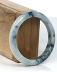 Baikalla Jewelry Jadeite Jade Bangle Bracelet Baikalla Natural Burmese Blue-green Jadeite Jade Bangle Bracelet (55.80mm)