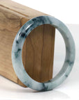 Baikalla Jewelry Jadeite Jade Bangle Bracelet Baikalla Natural Burmese Blue-green Jadeite Jade Bangle Bracelet (55.80mm)