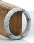 Baikalla Jewelry Jadeite Jade Bangle Bracelet Baikalla Natural Burmese Blue-green Jadeite Jade Bangle Bracelet (55.75mm)